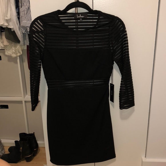 Lulus Dresses & Skirts - LuLus PERFECT MESH BLACK BODYCON DRESS